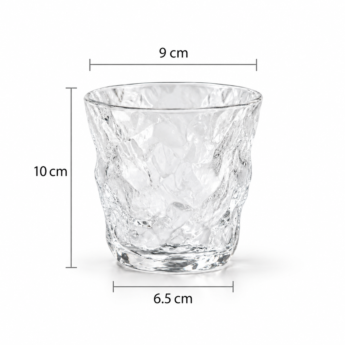 Glacier Textured Glass Tumbler