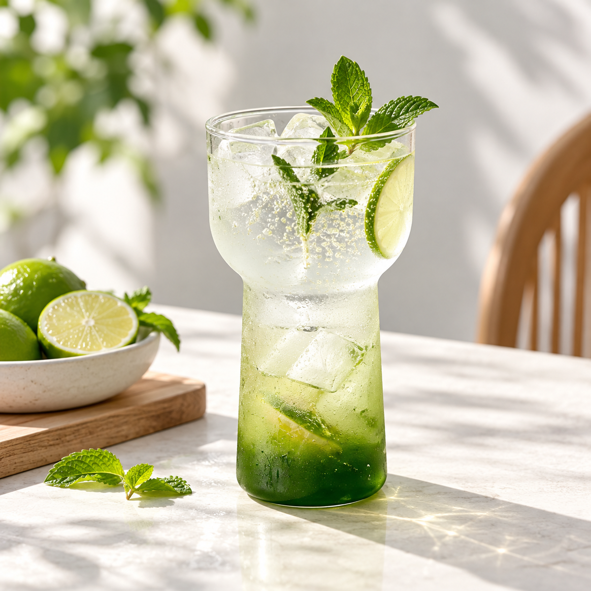 Bubble Glass Fruit Tea Cup