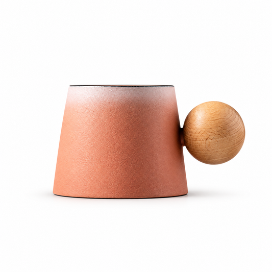 Pink Ceramic Coffee Cup