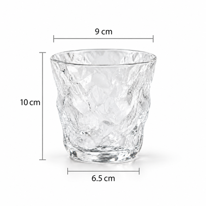 Glacier Textured Glass Tumbler